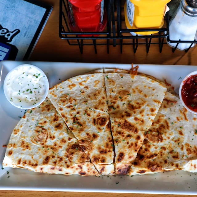Chicken Quesadilla.