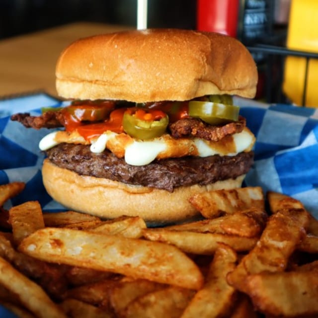 Dragon Slayer Burger.