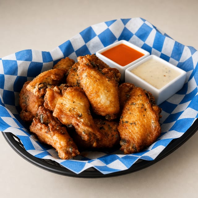 Traditional Wings - 6 wings.