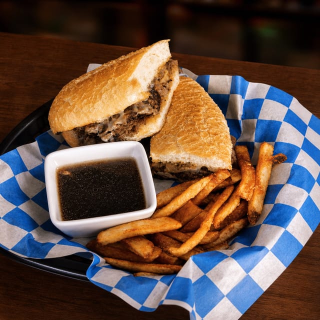 French Dip Sandwich.