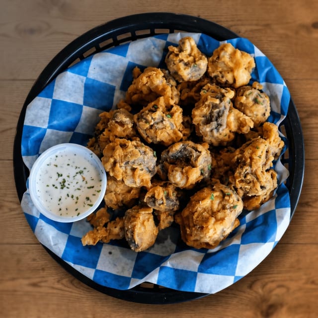 Fried Mushrooms.